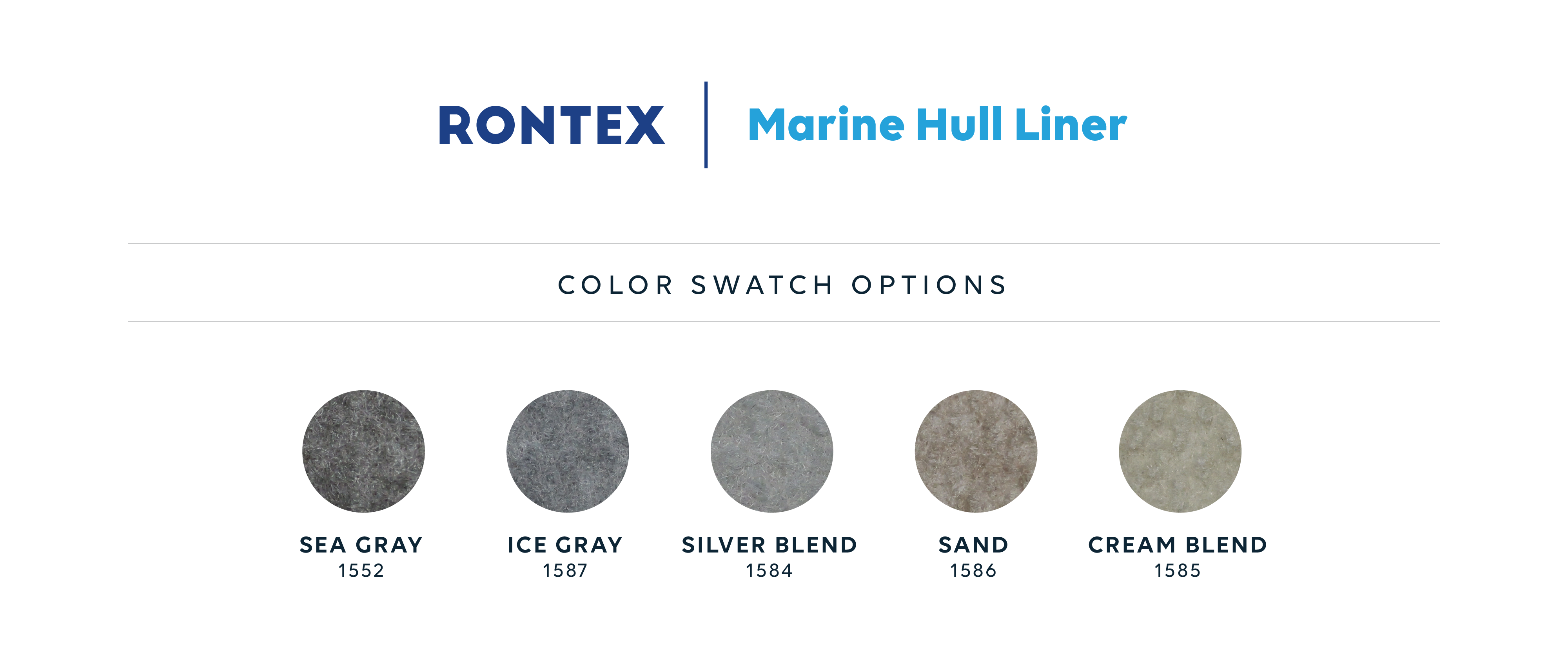 Rontex image swatches marine lining
